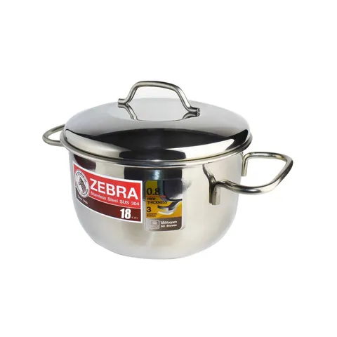 Nồi Inox 3 Đáy Zebra Extreme Infinity - Siêu Bền, Thiết Kế Tinh Tế, Phù Hợp Tất Cả Các Loại Bếp, Giữ Ấm Thực Phẩm Lâu Hơn
