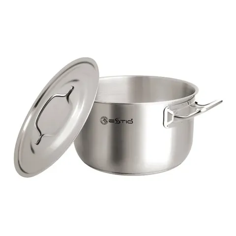 Nồi Inox Zebra Estio Pro 3 Đáy 16cm/20cm/22cm/26cm - Bếp Từ An Toàn, Chất Liệu Inox 304 Cao Cấp, Nấu Nhanh Ngon