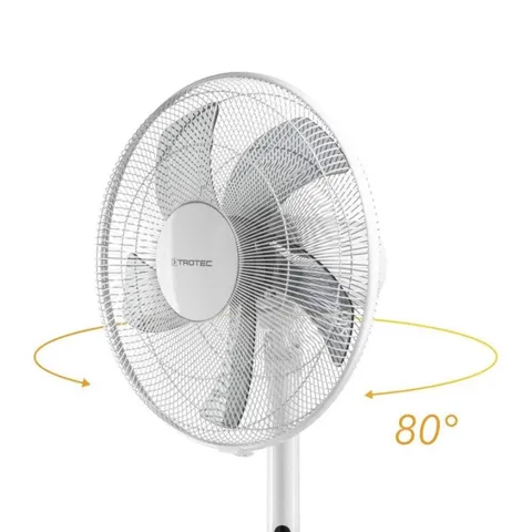 Quạt Cây Trotec TVE 24S - Quạt Điều Chỉnh Chiều Cao 70-130cm, 8 Cấp Độ Gió, Điều Khiển Từ Xa, Tiết Kiệm Năng Lượng