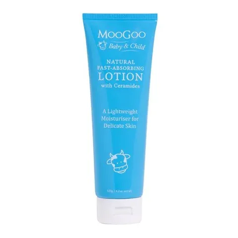 Sữa Dưỡng Ẩm Cho Bé MooGoo Lotion With Ceramides - Giải Pháp Chăm Sóc Da Mỏng Manh Và Nhạy Cảm, Đối Tượng Trẻ Sơ Sinh, 120g/200g