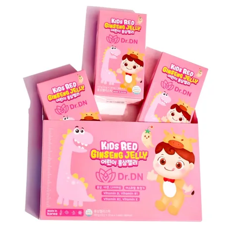 Thạch Hồng Sâm Trẻ Em Dr.DN - Bổ Sung Dưỡng Chất Tăng Cường Đề Kháng & Cải Thiện Biếng Ăn - Hộp 450g