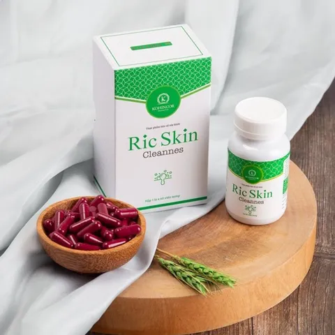 Viên Uống Trị Mụn Kohinoor Ric Skin Cleannes - Hỗ Trợ Làm Mát Da Tự Nhiên, Cải Thiện Tình Trạng Mụn Hiệu Quả, 60 Viên