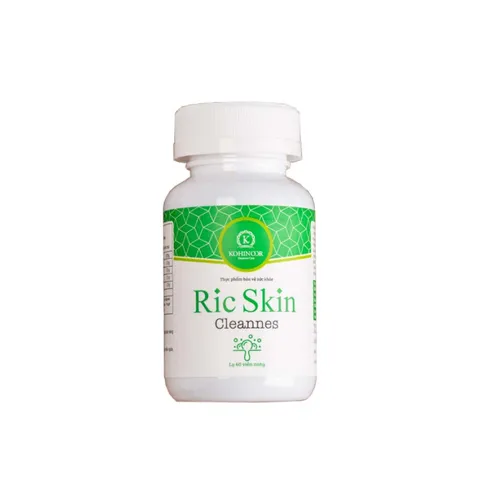 Viên Uống Trị Mụn Kohinoor Ric Skin Cleannes - Hỗ Trợ Làm Mát Da Tự Nhiên, Cải Thiện Tình Trạng Mụn Hiệu Quả, 60 Viên