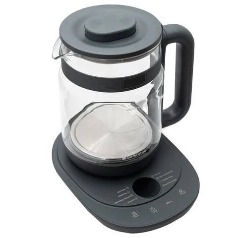 Ấm Pha Trà Chưng Yến Đa Năng Gemhaus HP110 - Thủy Tinh Borosilicate, Dung Tích 1.5L, 8 Chế Độ Nấu, Giữ Nhiệt Tối Ưu