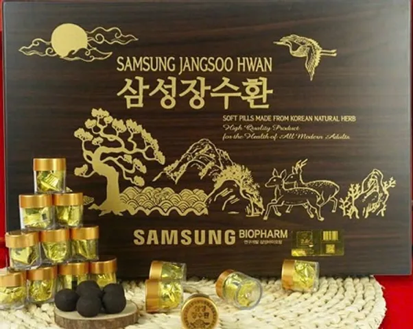 An cung ngưu hoàn Samsung BioPharm Jangsoo Hwan - Hỗ trợ tuần hoàn, tư duy, sức khỏe tim mạch - Hộp 60 viên dược liệu tự nhiên Hàn Quốc