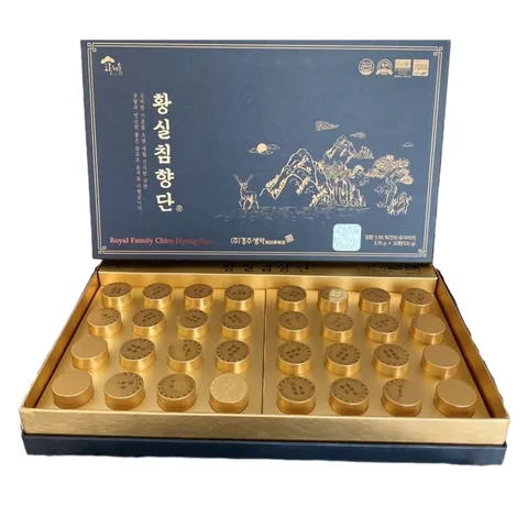 An Cung Ngưu Hoàng Hoàn Trầm Hương Nhung Hươu Hàn Quốc - Hộp 32 Viên Bổ Sung Sức Khỏe Từ Royal Family Chim Hyang Dan