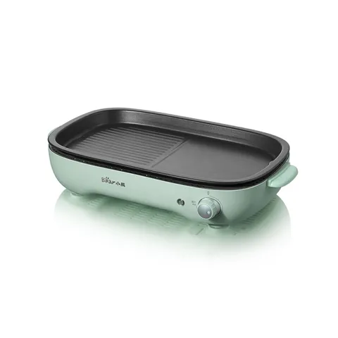 Bếp Nướng Điện Không Khói Bear DKL-E12D2 - 1200W, Khay Nướng Chống Dính, Nướng Thịt Ngon Tại Nhà, Thiết Bị Tiện Lợi Cho Gia Đình 4-5 Người