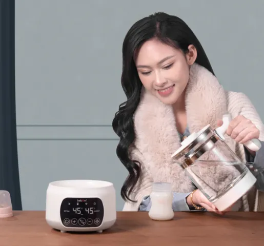 Bình Đun Nước Giữ Nhiệt Pha Sữa Điện Tử Beborn K05 - Giữ Ấm Liên Tục 72h, Chế Độ Đun Sôi và Hâm Nóng Tiện Ích, Màn Hình LED