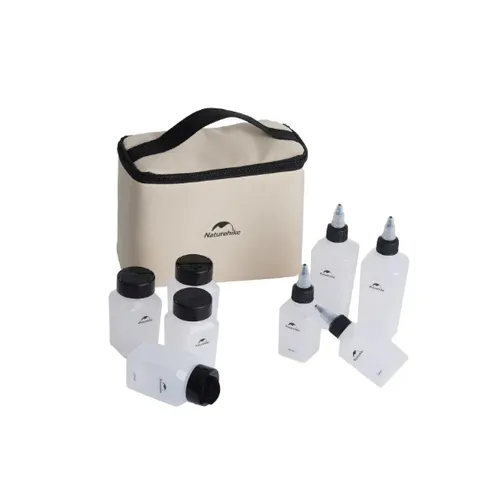 Bộ Lọ Đựng Gia Vị Dã Ngoại Naturehike CNH22CJ043 - Bộ 6 Món Chất Liệu Cao Cấp, Thiết Kế Thông Minh Tiện Dụng Cho Cắm Trại, Picnic