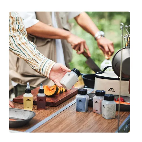 Bộ Lọ Đựng Gia Vị Dã Ngoại Naturehike CNH22CJ043 - Bộ 6 Món Chất Liệu Cao Cấp, Thiết Kế Thông Minh Tiện Dụng Cho Cắm Trại, Picnic