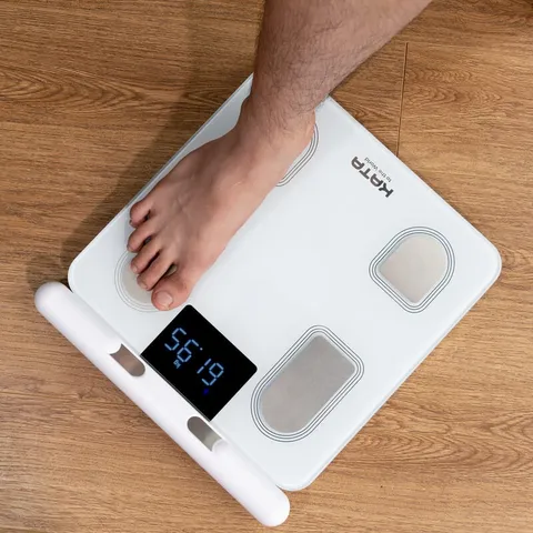 Cân Sức Khỏe Điện Tử KATA CS10E - Cân Thông Minh 8 Điểm Điện Cực, Kết Nối App Feelfit, Mặt Kính Cường Lực Chịu Lực Tốt
