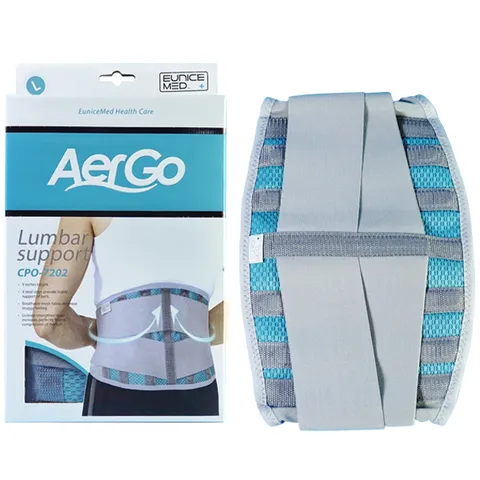 Đai Lưng Hỗ Trợ Cột Sống Eunice Med Aergo CPO-7202 - Giúp Giảm Đau Lưng, Thoải Mái Và Tùy Chỉnh Kích Thước S, M, L, XL