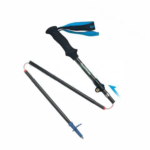Gậy Leo Núi Chuyên Dụng Xếp Gọn ST07 Naturehike NH18D010-Z - Gậy Trekkings Chất Liệu Carbon Bền Bỉ, Kích Thước Gấp Gọn 37cm