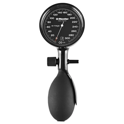 Huyết Áp Kế Dạng Đồng Hồ Riester E-mega 1375-150 - Thiết Kế Sang Trọng, Độ Chính Xác Cao, 1 Ống Dây hoặc 2 Ống Dây, Chất Lượng ISO 13485