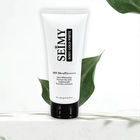 Kem Dưỡng Thể Chống Nắng Seimy Body Gold White SPF 50 - Bảo Vệ Da Khỏi Tia UV, Dưỡng Trắng Da Tự Nhiên, Dưỡng Ẩm Mịn Màng