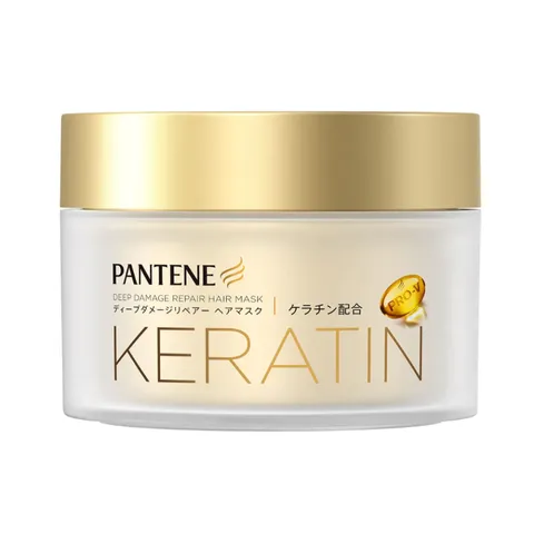 Kem ủ tóc phục hồi Pantene Keratin Deep Damage Repair - Dưỡng ẩm chuyên sâu, ngăn ngừa chẻ ngọn, cho tóc suôn mượt chắc khỏe 170g