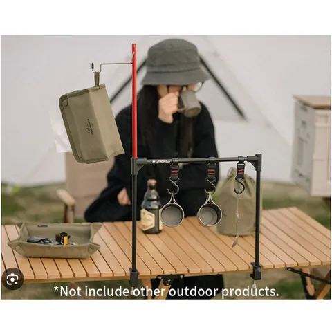 Khung Treo Đồ Dã Ngoại Gắn Bàn Naturehike NH20PJ137 - Hợp Kim Nhôm Nhẹ, Chịu Lực Tốt, Dễ Dàng Mang Theo Khi Cắm Trại & Glamping