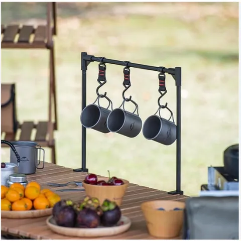 Khung Treo Đồ Dã Ngoại Gắn Bàn Naturehike NH20PJ137 - Hợp Kim Nhôm Nhẹ, Chịu Lực Tốt, Dễ Dàng Mang Theo Khi Cắm Trại & Glamping