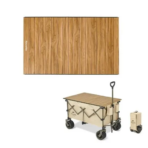 Mặt Bàn Nhôm Vân Gỗ NatureHike TC02 - Bàn Ăn Dã Ngoại Siêu Nhẹ, Chịu Tải 30kg, Phù Hợp Xe Kéo Cắm Trại