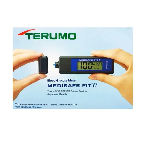Máy Đo Đường Huyết Terumo Medisafe Fit C - Thiết Kế Nhỏ Gọn, Đo Nhanh Chóng Chỉ Sau 10 Giây, Lưu 500 Kết Quả