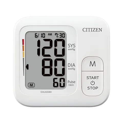 Máy Đo Huyết Áp Bắp Tay Citizen CHUG330 - Kỹ Thuật Cao, Kết Quả Chính Xác, Dễ Dàng Sử Dụng, Thích Hợp Cho Gia Đình