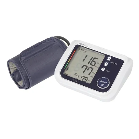 Máy Đo Huyết Áp Tự Động AND UA-1020 - Nhịp Tim, Kết Quả Chính Xác, Thiết Kế Thoải Mái, Phát Hiện Bất Thường, Phù Hợp Tất Cả Người Dùng