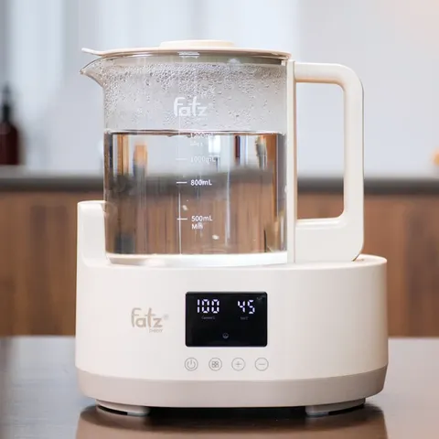 Máy Đun Và Hâm Nước Pha Sữa Fatzbaby Hiquick 1 FB3711CY - Công Nghệ Hồng Ngoại, Đun Nước, Khử Clo, Giữ Ấm, 1.2L