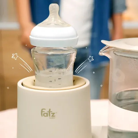 Máy Hâm Sữa Fatzbaby Multimax 9 Plus FB9511HB - Đun Nước Pha Sữa, Giữ Nhiệt Lên Tới 24 Giờ, Thiết Kế Hiện Đại, An Toàn Cho Bé