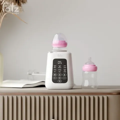 Máy hâm sữa siêu tốc thông minh Fatzbaby Mono 12 FB3011KB - Hâm nóng sữa nhanh chóng trong 4 phút với 4 chế độ tiện dụng