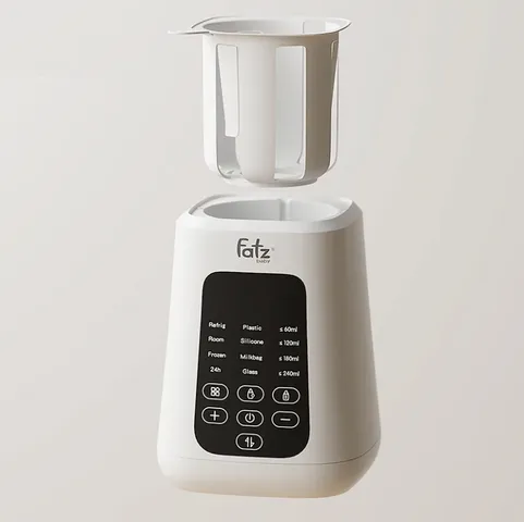 Máy hâm sữa siêu tốc thông minh Fatzbaby Mono 12 FB3011KB - Hâm nóng sữa nhanh chóng trong 4 phút với 4 chế độ tiện dụng