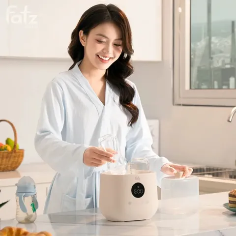 Máy Hâm Sữa và Tiệt Trùng Fatzbaby Duo 8 FB3062SJ - Công Suất 500W, Hâm Nóng Siêu Tốc 2 Bình Cùng Lúc, Bình An Toàn Cho Bé
