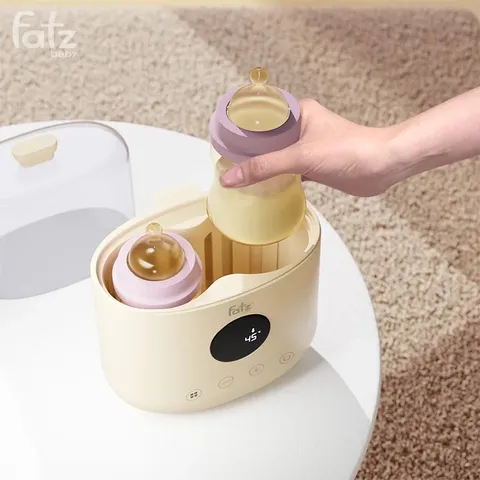 Máy Hâm Sữa và Tiệt Trùng Fatzbaby Duo 8 FB3062SJ - Công Suất 500W, Hâm Nóng Siêu Tốc 2 Bình Cùng Lúc, Bình An Toàn Cho Bé