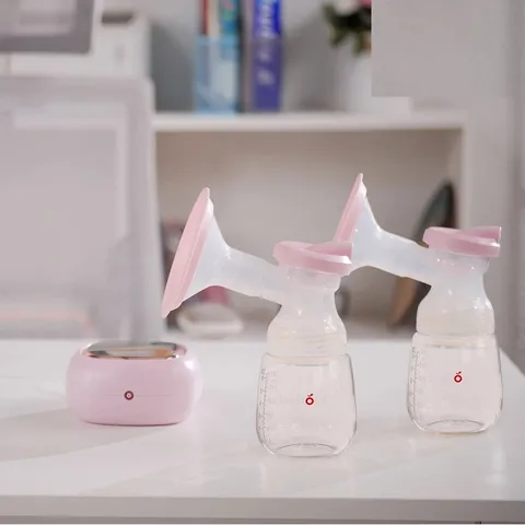 Máy Hút Sữa Điện Đôi Beborn BP01 - Bình Đựng PP Không BPA, Pin 2000mAh, 3 Chế Độ, Dễ Sử Dụng, Hỗ Trợ Mẹ Nuôi Dưỡng Bé