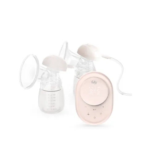 Máy Hút Sữa Điện Đôi Fatzbaby Symbio 2 FB1142RH - 3 Chế Độ Hút Mát Xa, Hút Sữa, Hút Kiệt, 9 Lực Hút, Pin 2200mAh, Tiện Lợi Cho Mẹ