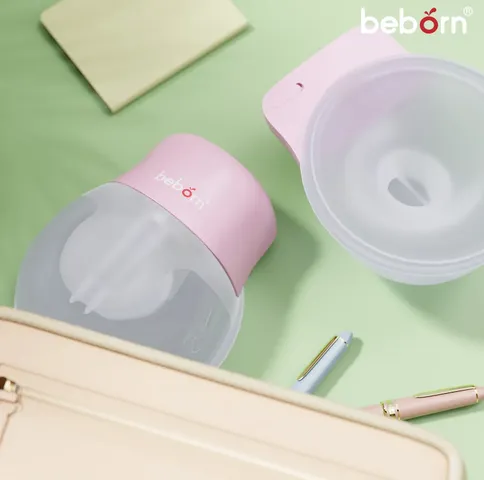 Máy Hút Sữa Điện Rảnh Tay Không Dây Beborn Pezzo 1 WBP01 - Thiết Kế Nhẹ, Tiện Lợi, Cốc 240ml, 3 Chế Độ Hoạt Động Cho Mẹ