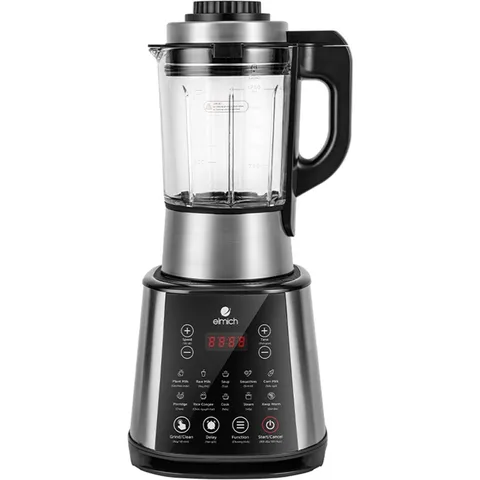 Máy Làm Sữa Hạt Đa Năng Elmich CBE-3902 - Công Suất 800W, Điều Khiển Cảm Ứng, Xay Sinh Tố, Nấu Cháo, Thiết Kế Hiện Đại, Dễ Vệ Sinh