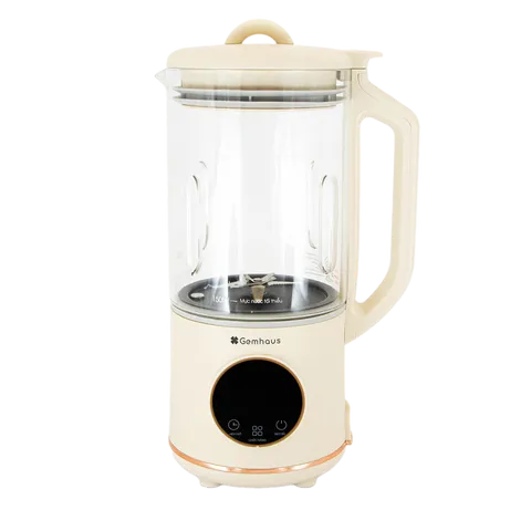 Máy Làm Sữa Hạt Gemhaus GH150 6in1 Dung Tích 1.2L - Xay Đậu Cà Phê, Ngũ Cốc, Nước Ép Rau Củ, Cối Thủy Tinh Chịu Nhiệt