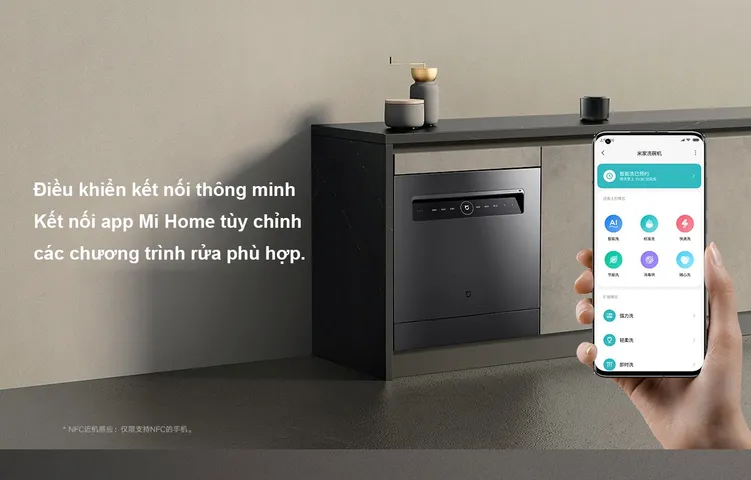 Máy Rửa Bát Thông Minh Xiaomi Mijia S1 12 Bộ - Tiết Kiệm Nước, Hiệu Suất Cao, Khử Trùng 99,99% - Công Nghệ AI Đột Phá