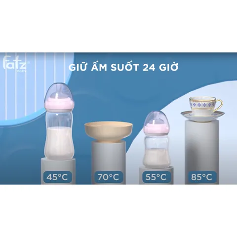 Máy Tiệt Trùng Sấy Khô Fatzbaby Multimax 8 FB9022BK - Đun và Hâm Nước Pha Sữa Đa Năng, Tiện Lợi Cho Mẹ Bỉm Sữa