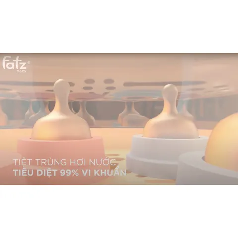 Máy Tiệt Trùng Sấy Khô Fatzbaby Multimax 8 FB9022BK - Đun và Hâm Nước Pha Sữa Đa Năng, Tiện Lợi Cho Mẹ Bỉm Sữa