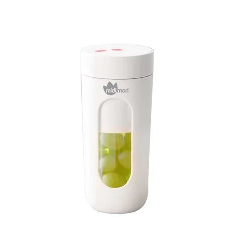 Máy xay sinh tố cầm tay đa năng Midimori MDMR-212 - Công suất 40W, xay nhuyễn đá, trái cây, dễ dàng mang theo, dung tích 300ml