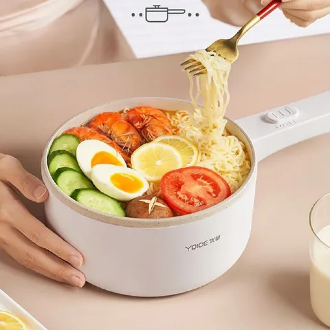 Nồi điện đa năng 1.5L Yoice DZG36 - Mini Chiên Xào Nấu Lẩu Cách Nhiệt Dễ Dàng Sử Dụng, Phù Hợp Cho Gia Đình Nhỏ