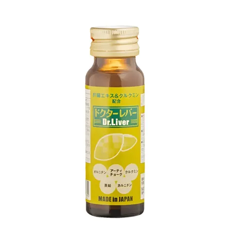 Nước Uống Dr. Liver Bổ Gan - Hỗ Trợ Cải Thiện Chức Năng Gan, Tái Tạo Tế Bào, Thanh Lọc Cơ Thể, Hộp 10 Chai 50ml