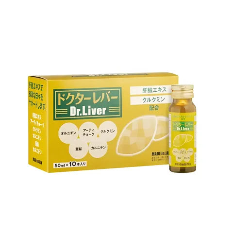 Nước Uống Dr. Liver Bổ Gan - Hỗ Trợ Cải Thiện Chức Năng Gan, Tái Tạo Tế Bào, Thanh Lọc Cơ Thể, Hộp 10 Chai 50ml