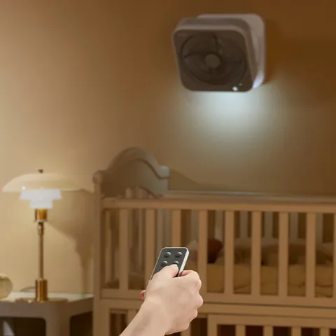 Quạt Tích Điện Gấp Gọn Oidire ODI-MF12 - Có Điều Khiển Từ Xa, Dung Lượng Pin 4000mAh, Thời Gian Sử Dụng 8 Giờ, Tiện Dụng Đi Dã Ngoại