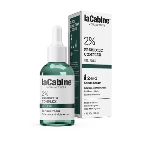 Serum laCabine 2% Prebiotic Complex - Kiểm soát dầu, cân bằng vi sinh và giảm mẩn đỏ cho da hỗn hợp và da dầu - 30ml