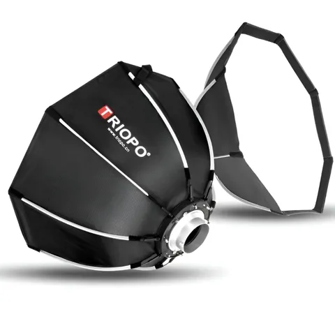 Softbox Bát Giác Tản Ánh Sáng Triopo K2 Ngàm Bowen - Phụ Kiện Chụp Ảnh Chuyên Nghiệp, Đèn Studio, Quay Phim