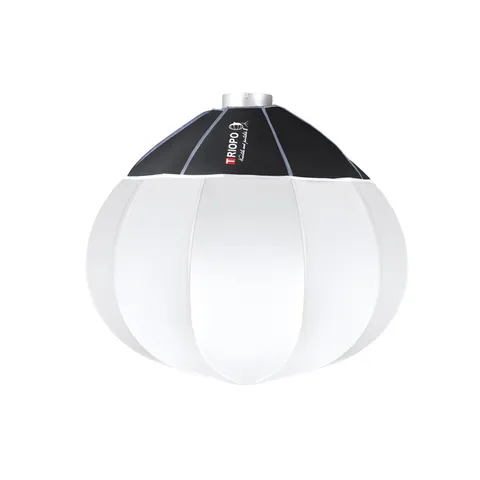 Softbox cầu Triopo 65cm KS65 ngàm Bowen - Thiết bị chiếu sáng chuyên nghiệp, gấp gọn, che phủ ánh sáng 360 độ, phù hợp với nhiều loại đèn.