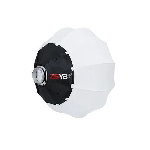 Softbox cầu ZSYB S65 - Phân tán ánh sáng tốt 65cm, Gấp gọn, Kim loại, Ngàm Bowen - Thiết bị chiếu sáng chuyên nghiệp