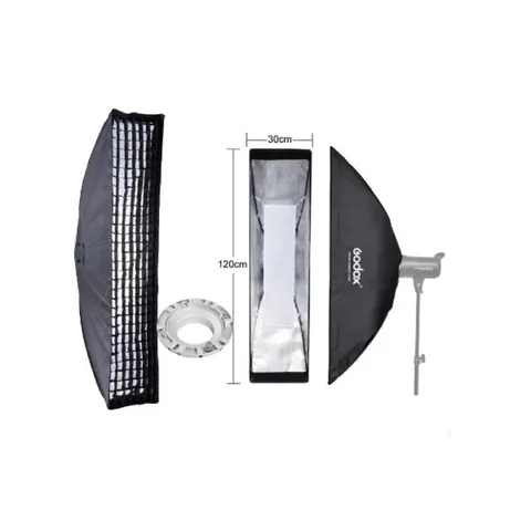 Softbox lồng tản ánh sáng chữ nhật Godox 30x120cm - Thiết bị chiếu sáng chất lượng cho Studio và chụp ngoại cảnh